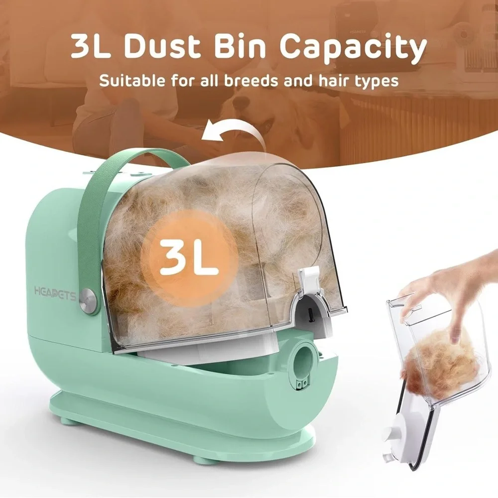 All-In-One Pet Grooming Vacuum and Grooming Kit